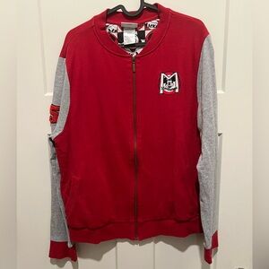Disney Red Baseball Jacket with Mouseketeer Club Logo